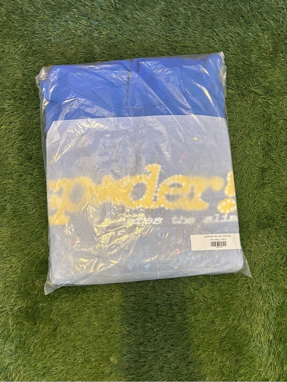 Tc Blue Sp5der Hoodie ( Heavy Weight )